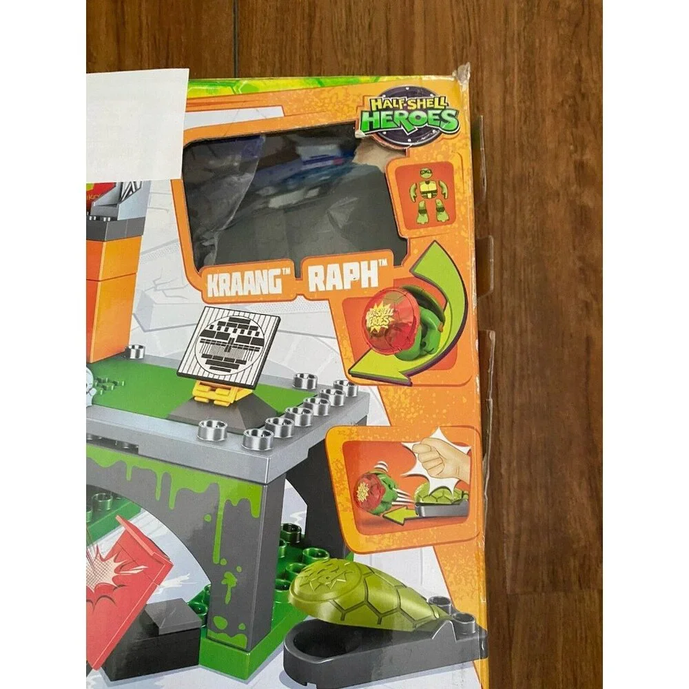 Mega Bloks Teenage Mutant Ninja Turtles Half Shell Heroes Turtle Lair Battle GUC